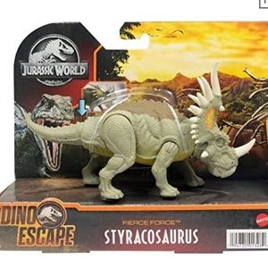 Jurassic World Dino Escape Fierce Force Styracosaurus Dinosaur Action Figure